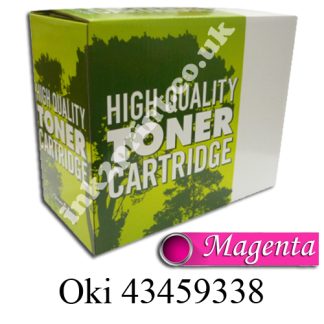 Oki Compatible 43459338 Magenta Toner 2k