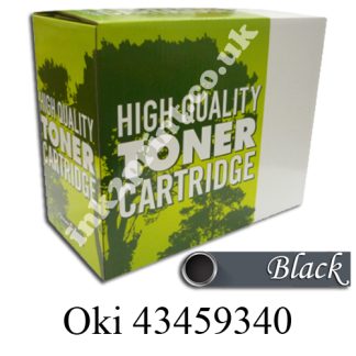 Oki Compatible 43459340 Black Toner 2k